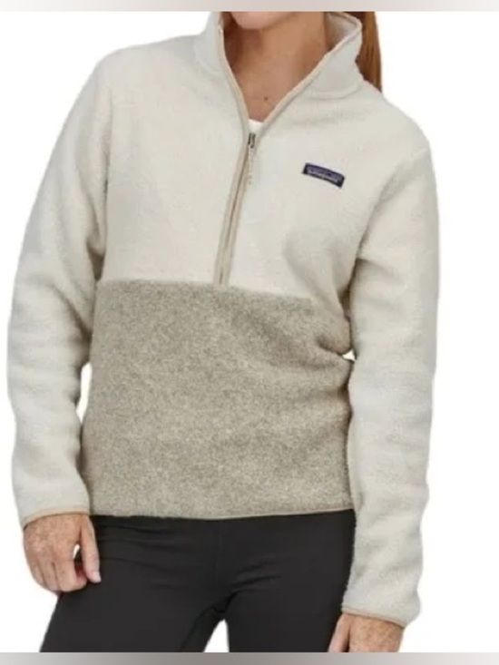 Patagonia Tops - Patagonia Women's Reclaimed Fleece Pullover Zipper Size Small